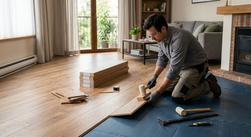 Wood Laminate Installation in Manassas, VA