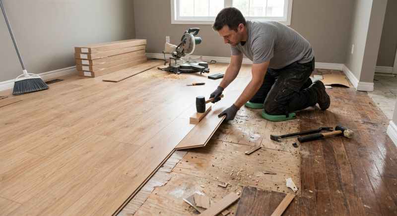 Plank Laminate Installation in Manassas, VA