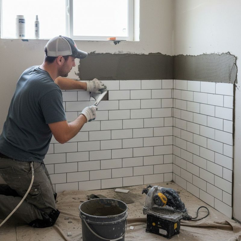 Tile Shower Floor Installation in Alpharetta, GA