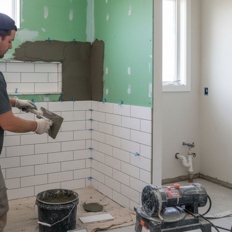 Tile Shower Renovation in Conroe, TX